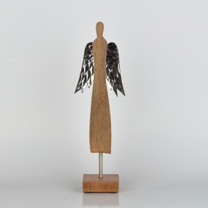 Vianočné dekorácie anjel drevený 36,5cm