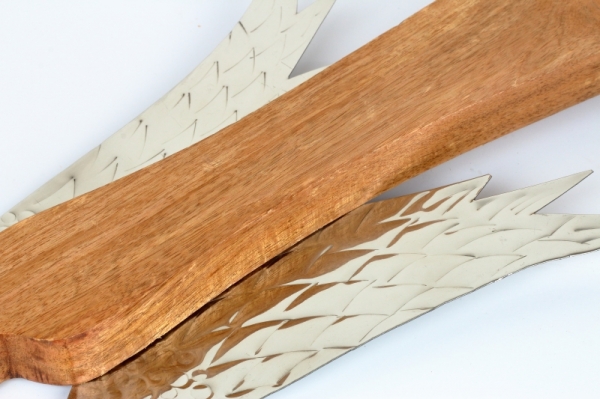 Vianočná dekorácie anjel drevený 66cm