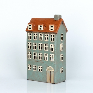 Vianočné dekorácie domčeky 13x23,5x7,5cm D