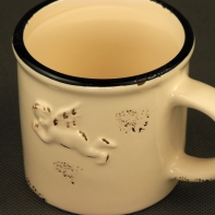 Vianočné dekorácie - kalíšok na sviečku 8,5 cm