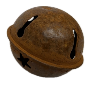 Vianočné dekorácie Rolnička - hrdzavá