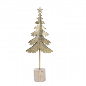 Vianočná dekorácia strom na podstavci 15x39x6cm