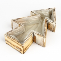 Vianočné dekorácie - stromček (set 2ks)