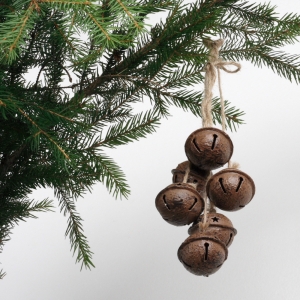 Vianočné dekorácie zväzok rolničiek 28cm