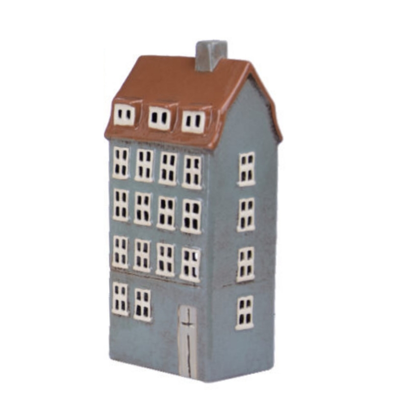 Vianočné dekorácie svietiace domčeky 11,5x25x7,5cm E