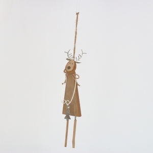 Vianočné dekorácie závesný sob 26,5cm