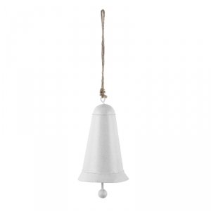 Vianočné dekorácie zvonček kovový 12cm