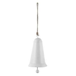 Vianočné dekorácie zvonček kovový 16cm