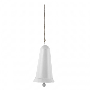 Vianočné dekorácie zvonček kovový 19cm