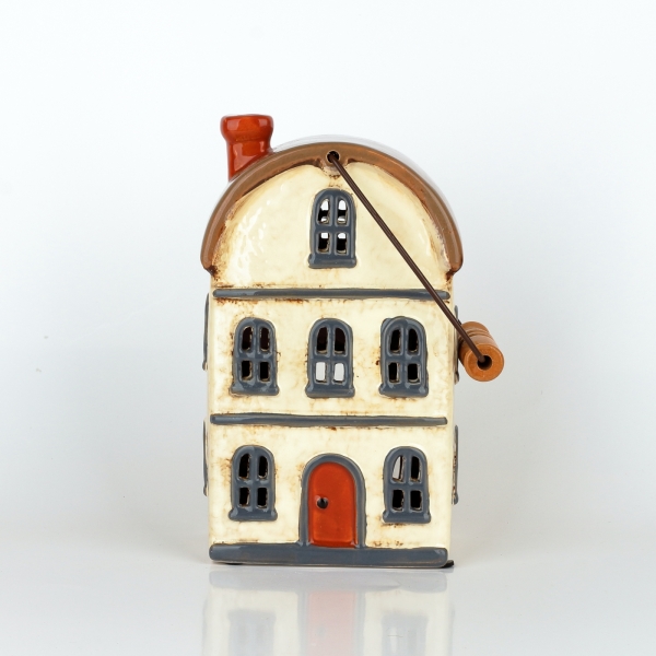 Vianočný domček 11 okien oblúková strecha