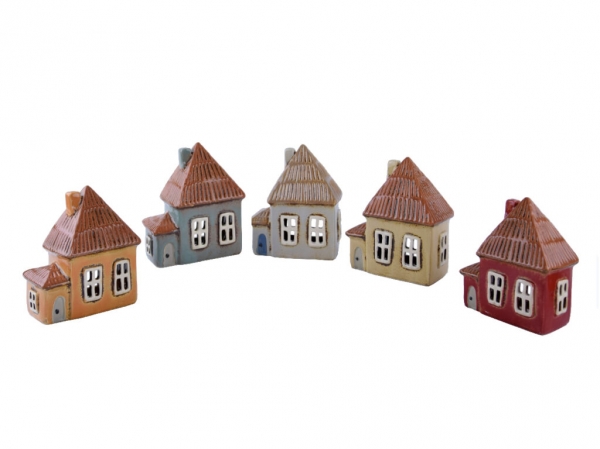 Vianočný domček 12x13x7,5cm Typ E