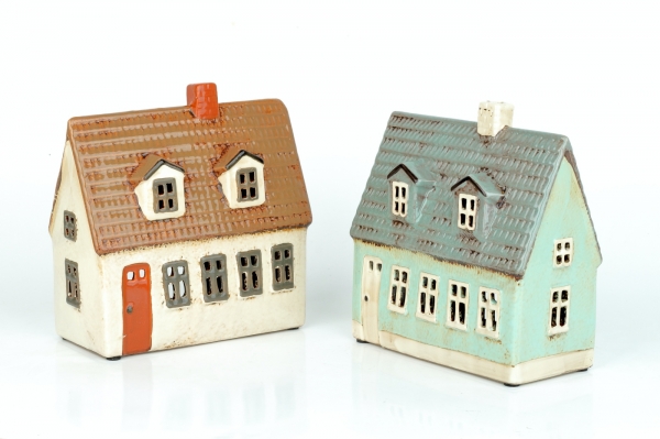 Vianočný domček chalupa 18x8x16cm