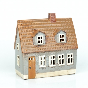 Vianočný domček horská chalupa 18x8x16cm