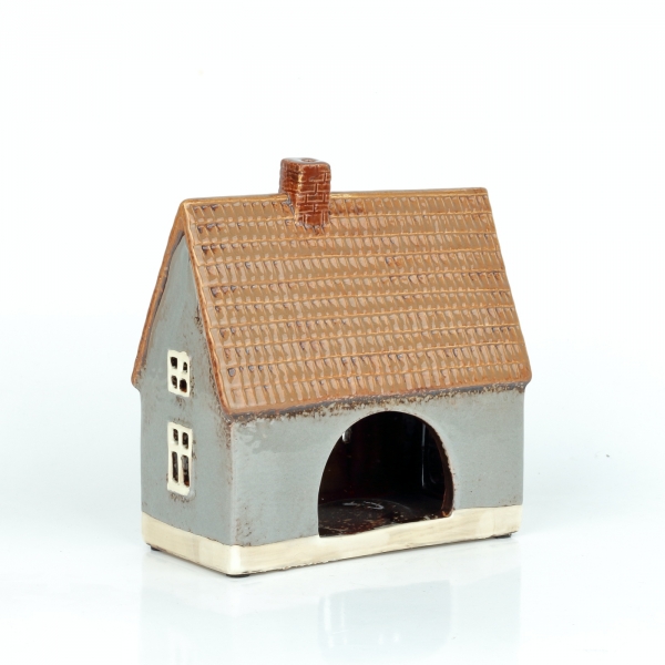 Vianočný domček horská chalupa 18x8x16cm