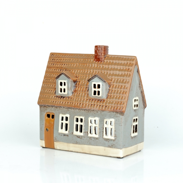 Vianočný domček horská chalupa 18x8x16cm