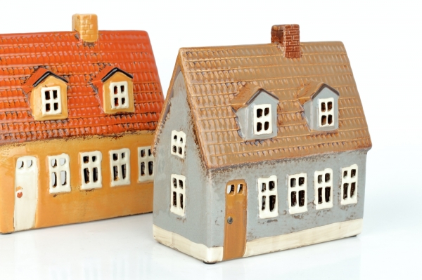 Vianočný domček horská chalupa 18x8x16cm