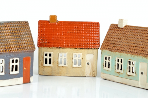 Vianočný domček na sviečku 14x7x13cm