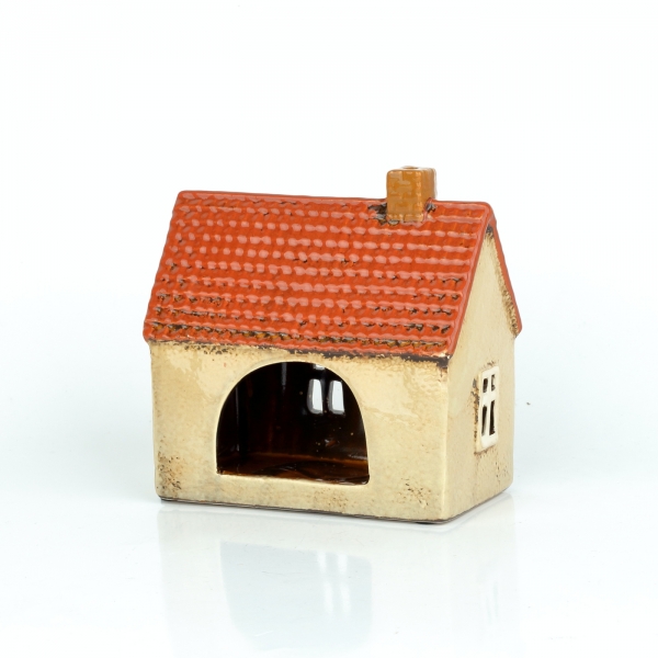 Vianočný domček na sviečku 14x7x13cm