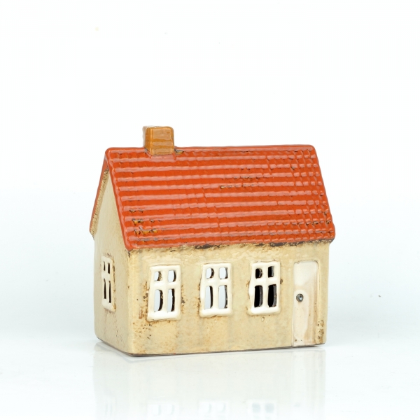 Vianočný domček na sviečku 14x7x13cm