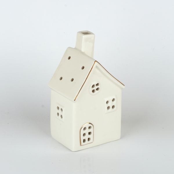 Vianočný domček porcelánový 10x8, 5x18cm