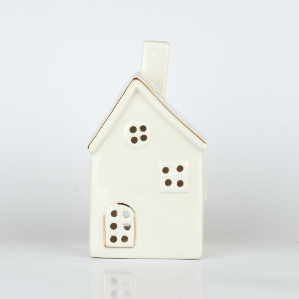 Vianočný domček porcelánový 10x8, 5x18cm
