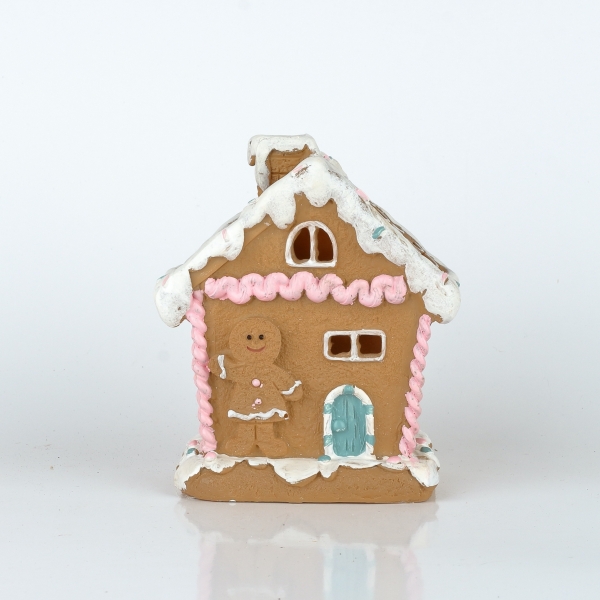 Vianočný domček s perníčkom pri vchode