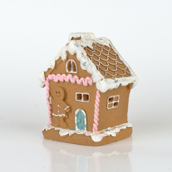 Vianočný domček s perníčkom pri vchode