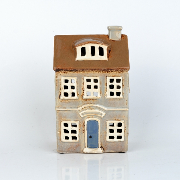 Vianočné domčeky na námestí 11,5x19x11,5cm