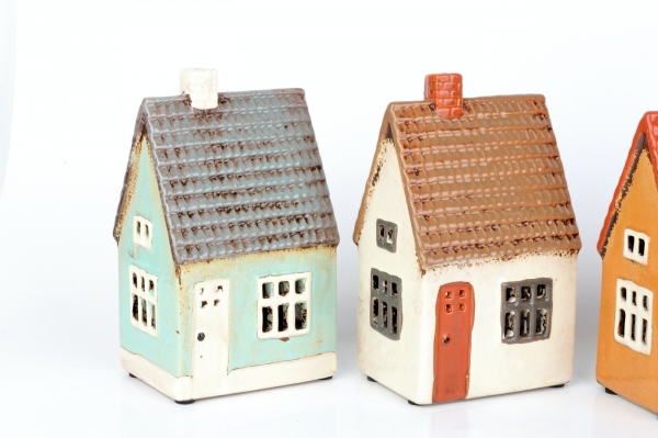 Vianočné domčeky svietiace 17x7x10cm