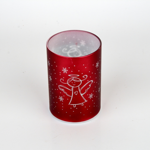 Vianočný LED svietnik s anjelom