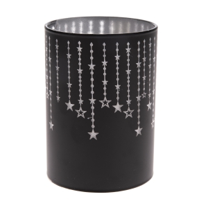 Vianočné LED svietnik s hviezdičkami