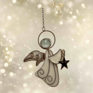 Vianočná ozdoba - klenot anjel 2025