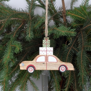Vánoční ozdoba na stromeček autíčko B