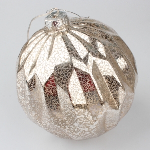 Vianočná ozdoba svietiaca banka 15cm