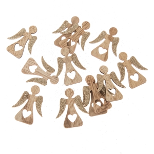 Vianočné ozdoby anjeli 4x4,5cm