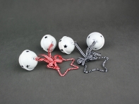 Vianočné rolničky modré (set 2ks)