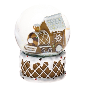 Vianočné snežítko s mašinkou 10,4 x 8 x 8 cm