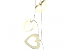 Vianočná svetelná girlanda srdce