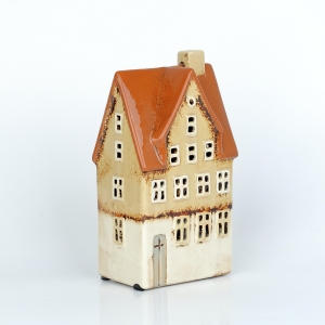 Vianočné svetelné dekorácie domček 10x20x8cm B