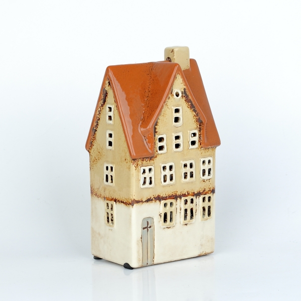 Vianočné svetelné dekorácie domček 10x20x8cm B