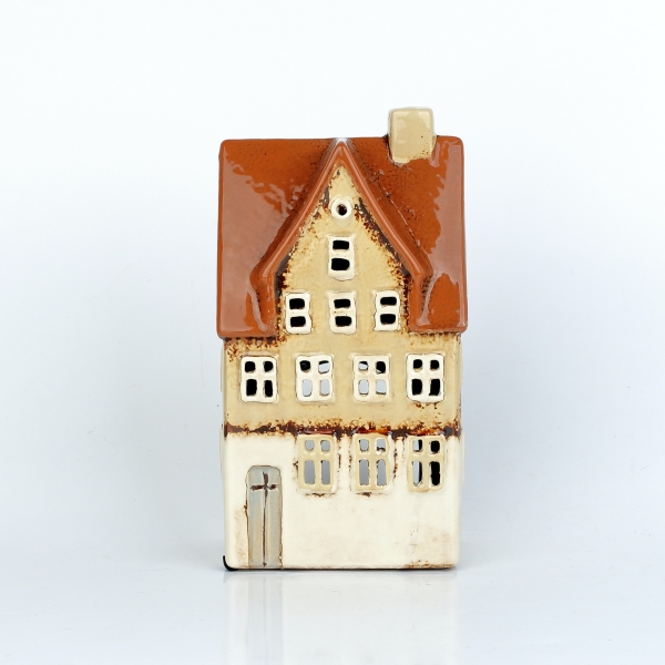 Vianočné svetelné dekorácie domček 10x20x8cm B