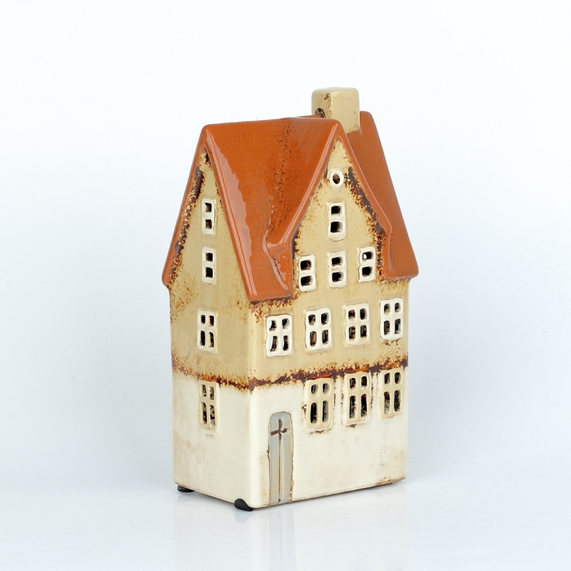 Vianočné svetelné dekorácie domček 10x20x8cm B