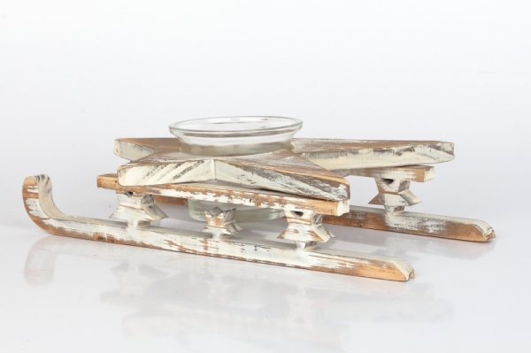 Vianočný svietnik na čajovú sviečku hviezda 22cm