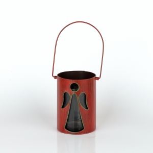 Vianočný svietnik na stôl s anjelom 8,5x12cm