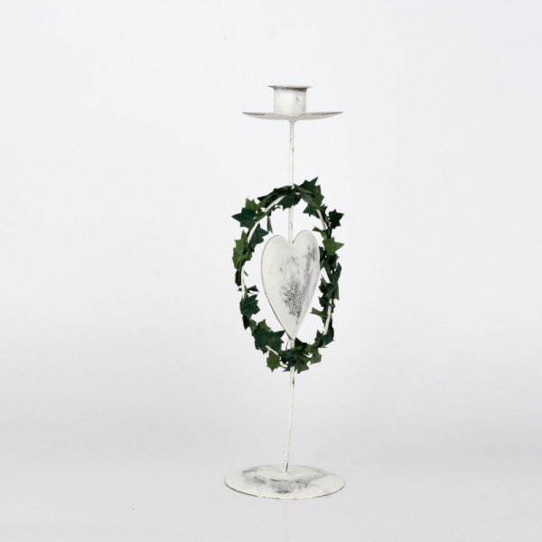 Vianočný svietnik so srdcom 29cm