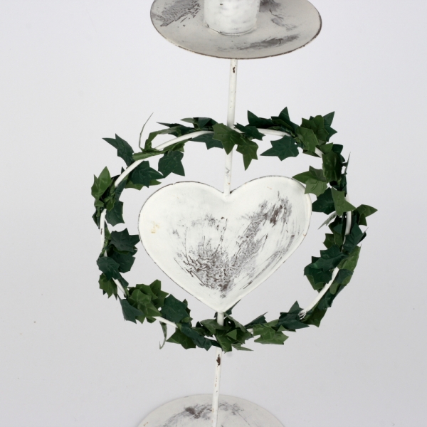 Vianočný svietnik so srdcom 29cm