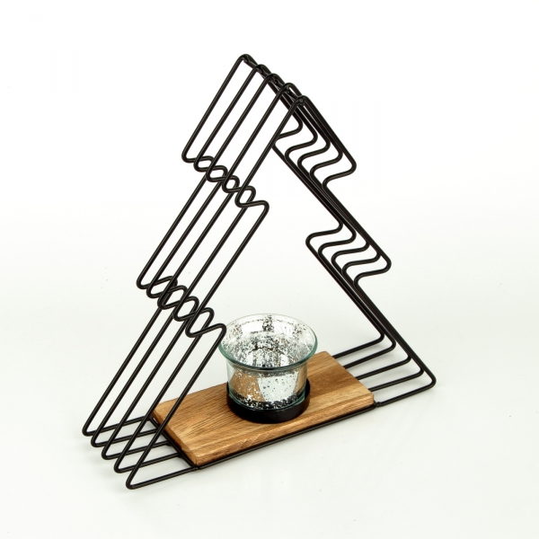 Vianočný svietnik stromček väčšiu