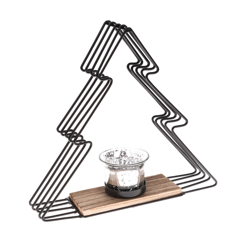 Vianočný svietnik stromček väčšiu