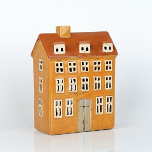 Vánoční svítící domeček 14x19x7,5cm B