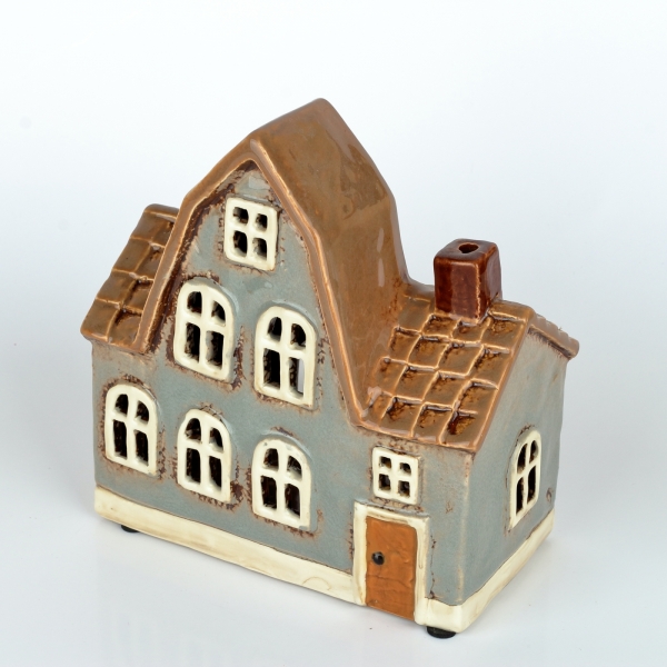 Vianočný svietiaci domček 5,5 v17 x h8,5 cm